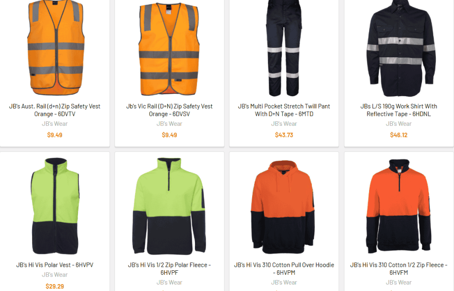 hi vis workwear