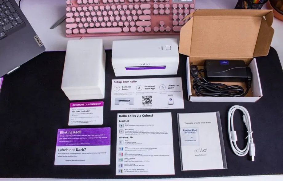 how to setup rollo printer