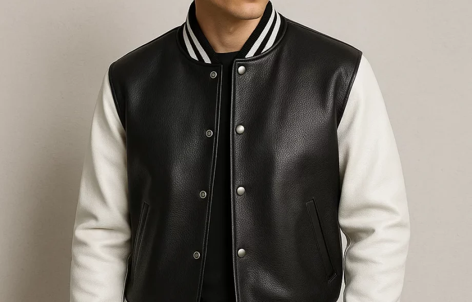 Mens-Leather-Varsity-Jackets