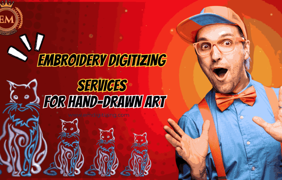 Embroidery Digitizing Services for Hand-Drawn Art