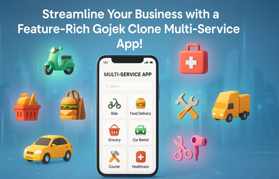 Streamline Your Business with a Feature-Rich Gojek Clone Multi-Service App!