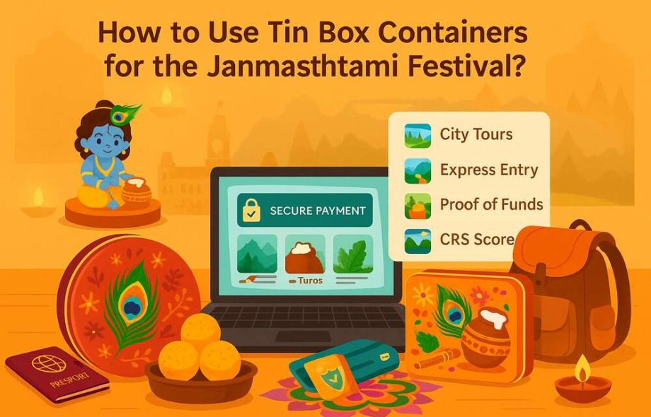 Tin box for tea packaging