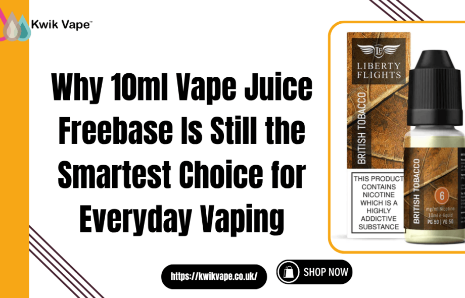 10ml Vape Juice Freebase