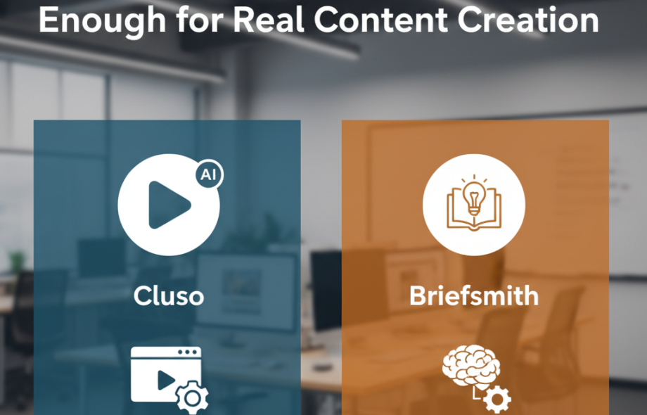 Clueso vs. Briefsmith: When AI Workflow Videos Aren’t Enough for Real Content Creation