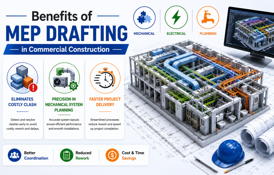 Benefits of MEP Drafting in Commercial Construction